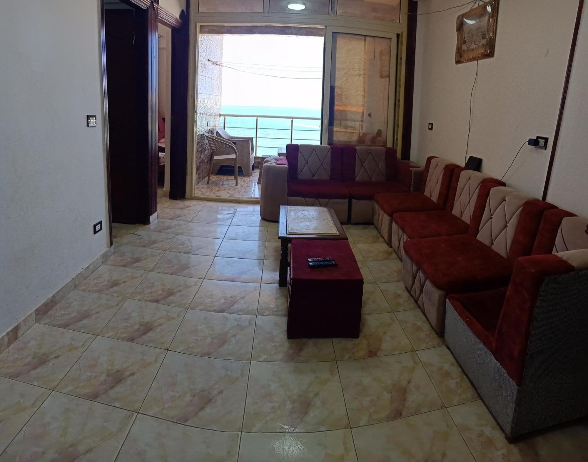 Furnished Apartment - Beach View "Nearest Beach 2 Minutes Walking" - Free Wifi- Abo Keer - Alexandria - Egypt Abu Qir 외부 사진