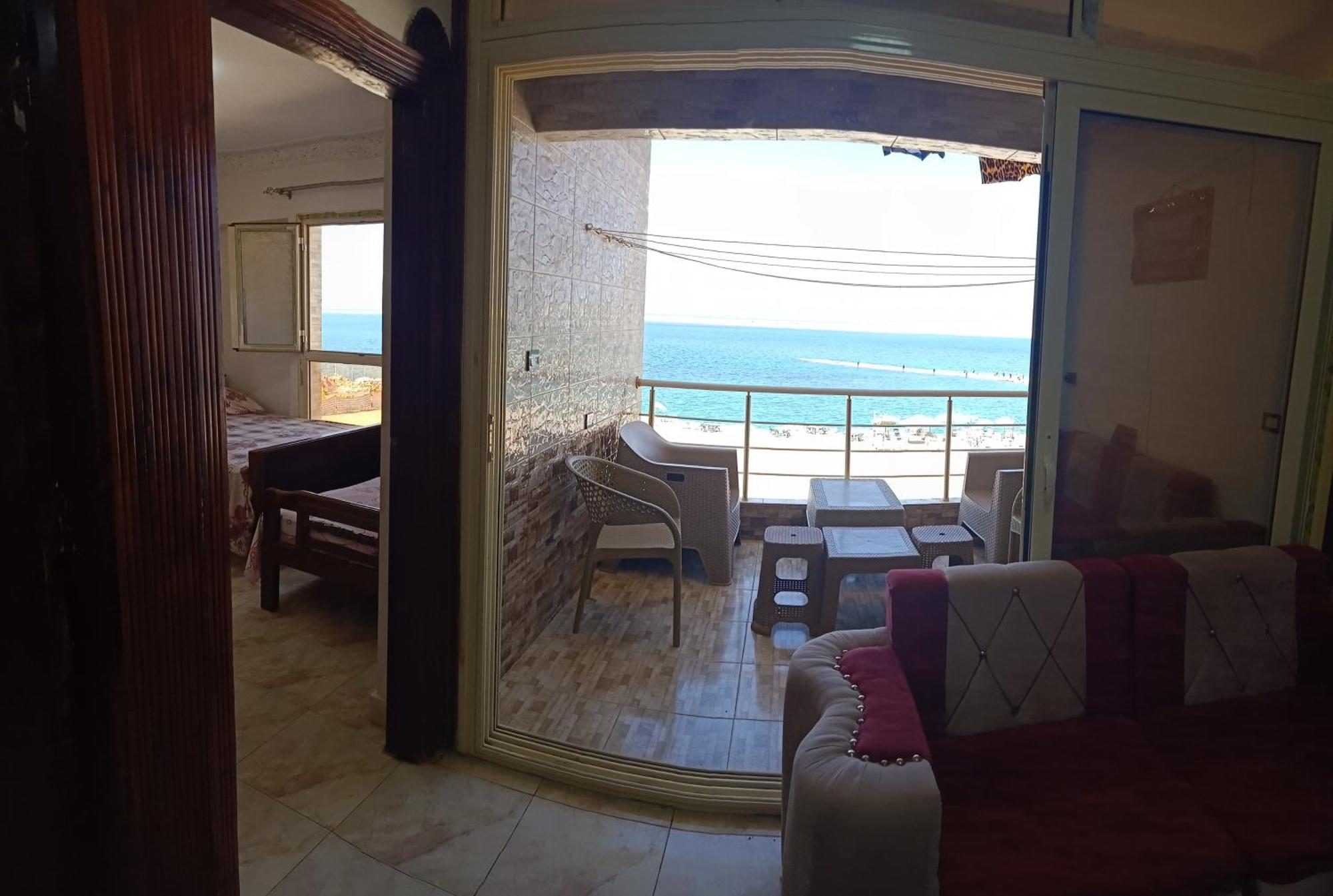 Furnished Apartment - Beach View "Nearest Beach 2 Minutes Walking" - Free Wifi- Abo Keer - Alexandria - Egypt Abu Qir 외부 사진